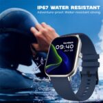 GameSir H18 Pro Smartwatch with Long Battery Life, 2.01" High-Resolution Screen, Bluetooth Calling, IP68 Waterproof, TFT Display, Luxury Design for Men & Women (Dark Blue) - Image 4