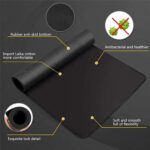 Hian Large Gaming Mouse Pad & Desk Mat | 80 x 30 cm, Pack of 1, Spider Web Pattern | Non-Slip Rubber Backing, Smooth Fabric Surface | Enhanced Grip & Comfort | Gaming, Office Work, or Study Sessions - Image 4