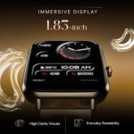 Fire-Boltt Ninja Blaze Smart Watch, Stainless Steel Strap & Steel Body, 1.83” Display Bluetooth Calling Built-in Mic & Speaker, 120+ Sports Modes, Smartwatch for Man and Woman Imperial Gold - Image 4