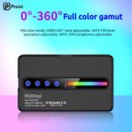 LED Video Light, RGB Portable Lighting Panel with Rainbow Color Gradient, Rechargeable Battery, for Photography, Videography, Vlogging, Studio, Selfie, 8x2x10 cm, 250g - Image 4