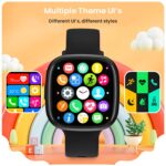 Turet Gravel Smartwatch for Kids - Aluminium Body, HD Screen, in-Built Games, Motion Mode, IP68 Waterproof, Activity Tracker, Multiple Dials, Heart Rate, SpO2 & Sleep Monitoring (Black) - Image 8