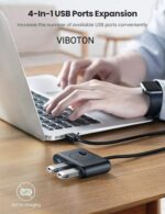 VIBOTON XL-6033 USB Extension USB Hub 3.0 4-Port Portable Data Board with 1.2m Cable for Mac, iMac, MacBook Pro Air, Ultrabooks, Tablet, Laptop, PC, Windows, Mac OS X and Linux - Image 3