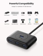 VIBOTON XL-6033 USB Extension USB Hub 3.0 4-Port Portable Data Board with 1.2m Cable for Mac, iMac, MacBook Pro Air, Ultrabooks, Tablet, Laptop, PC, Windows, Mac OS X and Linux - Image 4