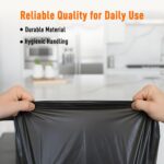 Amazon Brand - Presto! Garbage Bags | Medium | 180 Count | 30 Bags X 6 Rolls | 19 X 21 Inches | For Dry & Wet Waste | Black - Image 5