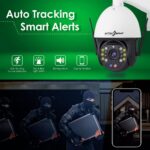 Active Pixel 4G 5MP HD 36X Zoom Camera, Outdoor 360° PTZ Waterproof, Motion Detection, 495ft, Smart Cruise, Auto Tracking Speed Dome Security Camera - Image 4