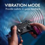 Nitho Hexagon Wireless RGB Controller for PC, Switch, Android, iOS and Windows, with 6-Axis Motion Sensor, Customizable Triggers, Detachable Phone Clamp, Lightweight Honeycomb Design - Image 8
