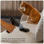 Xech Vacuum Cleaner for Home and Car with Blower & Duster Multiple Attachments Mini Handheld Rechargeable Cordless Wireless Vacuums 9000pa 130W 150ml (V-Gun PRO) - Image 4