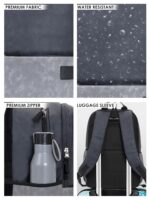 Wesley Vintage Milestone Travel Laptop Backpack with 15.6 inch Laptop Compartment business/Office/School/college/Travel/Gifting Backpack for men and women - Image 4