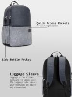 Wesley Vintage Milestone Travel Laptop Backpack with 15.6 inch Laptop Compartment business/Office/School/college/Travel/Gifting Backpack for men and women - Image 6