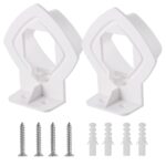 Wall Mount Bracket Stand Holder for Linksys Velop Tri-Band Whole Home WiFi Mesh System, White 2 Pack - Image 3