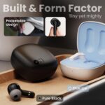 GOBOULT Made in India K10 Ear Buds Wireless with 50H Playtime, 4 Mics Clear Calling, 45ms Low Latency Gaming, 10mm Bass Drivers Earbuds Buds Bluetooth Wireless Earphones (Ice Blue) - Image 9