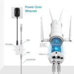 DIMSY AC1200 Outdoor Long Range Wi-Fi Extender, Dual Band Outdoor Access Point with Active/Passive PoE, WAN/LAN Port, IP67 Waterproof, Supports AP/Router/Repeater Mode, 2x7dBi High-Gain Antennas - Image 6