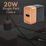 Duracell 20 Watts Fast Wall Charger Adapter, 1 USB A, Fast Mobile Charger Compatible with iPhone, iPad, Samsung, Note, Redmi, Mi, Oneplus, Oppo, Pixel, Vivo, DU065 - Image 3