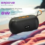 iNFiRe Groove 8W Bluetooth Speaker Wireless | High-Powered Sound, Up to 14 Hours Playback, Bluetooth 5.4, FM Radio, TF Card Slot, USB/BT Connectivity and TWS Function - Image 3