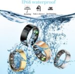 Smart Ring for Men & Women, Free Subscription Fitness Tracker, 24/7 Tracking of Activity Health, Sleep, Compatible with Android and iOS - Image 4