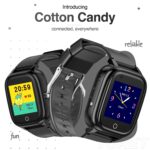 Turet Pro 4G Smart Watch for Kids Girls & Boys, Live Tracker GPS Watch with Sim Support, Voice & Video Call, SOS, HD Camera, Alarm, Long Battery, Waterproof, Kids Smartwatch (Black) - Image 3