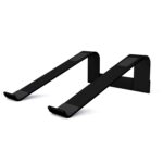 elove Laptop Stand for Desk, Portable Iron Stand Laptop Riser with Ventilated Design for Overheat Protection for 11-17 Inch laptops, Ergonomic Desktop Stand – Matte Black - Image 3