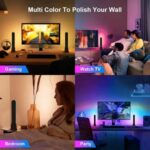RGB Pickup Light Music Rhythm Lights Upgraded USB Model Christmas Decoration Desktop RGB Light Bar Music Rhythm Gaming Bar Light (APP & Remote Controlled) - Image 4