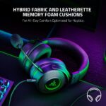 Razer Kraken V3 HyperSense Wired USB Gaming Headset Haptic Technology: Triforce Titanium 50mm Drivers - Detachable Mic - RZ04-03770100-R3M1, Black - Image 4