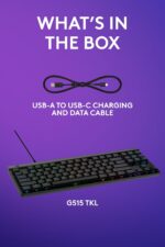 Logitech G515 TKL Wired Low Profile Gaming Keyboard, Fully Customisable RGB, Double-Shot PBT Keycaps, Tactile/Brown Switches - Black - Image 6