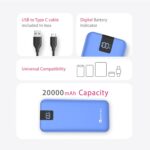 Beetel Volte Series PB20 20000mAh Power Bank 22.5W Fast Charging | Triple Output QC3.0, PD3.0 & PPS | Pass Through Charging | Designed for Apple iPhone, Samsung, OnePlus and All Smartphones | Blue - Image 5