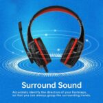 (𝟏𝟓 𝐘𝐞𝐚𝐫𝐬 𝐖𝐚𝐫𝐫𝐚𝐧𝐭𝐲 Mini Wired Over-Ear Gaming Headphones | Surround Sound, Noise-Isolating Design, Adjustable Boom Mic & Clear Audio | High-Resolution Gaming Headset - Image 5