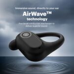 Noise Pure Pods Wireless Open Ear Earbuds with AirWave™ Technology,Up-to 80H Playtime,Quad Mic with ENC,16mm Neodymium Dynamic Driver,Detachable Pure Band,BTv5.3 (Power Black) - Image 4