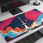 Extended Gaming Desk Mat Mouse Pad XXL (458 × 915 mm) | 3mm Thick Large Desk Pad with Stitched Edges | Anti-Slip Rubber Base | Smooth Surface Mousepad for Office & Gaming - Image 4
