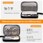 Electronics Travel Organizer, Tech Accessories Pouch Bag for Cables/Charger & Cords/Power Bank/Magic Mouse/Earphone, Electronic Organizer Travelling Bag (New Model, Black) - Image 4