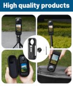 4 Pcs Insta 360 X5 Essential Bundle, Insta 360 X5 Case, Lens Guard and Silicone Cover, Compatible with Insta 360 X5 Camera for Adventure Travel and Vlogging - Image 5