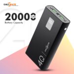 CALLMATE 20000Mah Power Bank, 40W Charging with Type C Pd (Input & Output) | Led Lamp |Metal Body, 3 Output Ports and 2 Input | Digital Display (Black, Lithium Polymer), Black - Image 3