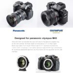 VILTROX EF-M2II Automatic Focus Lens Mount Adapter 0.71x for Canon EF-Mount Series Lens to M43 Camera with Pergear Cleaning Kit, Black - Image 4