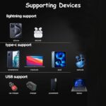 Blyton 4-in-1 65W Type-C to C Fast Charging & Data Cable | Type-C, Type-A and Ports | Compatible with iPhone, Android, Laptops, 1.2M - Image 5