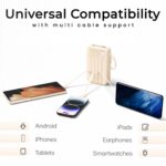 Nope Volt 300 10000mAh Power Bank | 22.5W Fast Charging | Type-C |Beige - Image 4