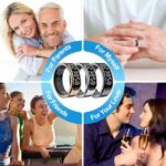 Smart Ring Health Tracker for Men/Women,Fitness Ring Sleep Tracker with LED Display Sreeen,Fast Charging,Health and Sleep Monitoring,Motion Tracking,Female Cycle,Waterproof (Rose Gold, 9) - Image 8