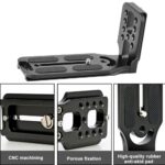 BKN Universal L-Bracket Camera Stabilizer, Dual Horizontal and Vertical Plate, Quick Release, Compatible with Nikon, Canon, DJI, Tripod and Monopod - Image 3