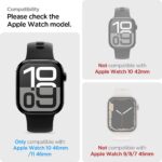 Spigen Eliteshield EZ Fit Screen Protector EPU Film for Apple Watch 11 (46mm) / 10 (46mm) [2 Pack] - Image 3