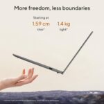 ASUS Vivobook S14,Smartchoice,AMD Ryzen AI 5 330,16GB RAM,512GB SSD,OLED,14",Win11,Office24,M365 Basic (1Yr),Matte Gray,1.4Kg,M3407KA-SF044WS,50 Tops,Metallic Design Laptop,Next-Gen AI Laptop,Copilot+ - Image 3