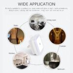 Attractive Sensor Control Led Night Light Lamp .5W Full Automatic Sensor Smart Sensor Led Plug Night Lamp for Bedroom Office Livingroom Gift(Plastic, Pack of 1) - Image 4