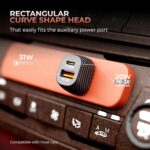 Kratos 51W Fast Car Charger with Dual Output, 51 Watts Total (28W USB + 25W Type C PD), Fast Charging, Adapter for iPhone & Android Smartphones and Tablets (Black) - Image 4