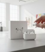 White blutooth Ear Buds Wireless Headphone Smart Touch Functional. - Image 4