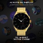 Fire-Boltt Invincible Plus 1.43" AMOLED Display Smartwatch with Bluetooth Calling, TWS Connection, 300+ Sports Modes, 110 in-Built Watch Faces, 4GB Storage & AI Voice Assistant (Gold SS) - Image 7