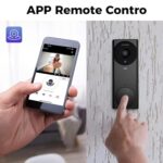 TOURACE WiFi Video Doorbell with Chime Bell – HD Camera, IR Night Vision, Two-Way Audio - Image 6