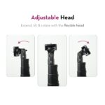 nine16 Axis Tripod Stand with Mobile Holder – Adjustable Tripod for Ring Lights, Cameras & Video Recording - Image 4