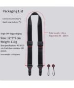Camera Belt Strap for Mirrorless Camera, Quick Release Wrist Strap for Photography, Camera Strap, Secure Hand Strap for DSLR Cameras, Single Unit Camera Accessory - Image 7