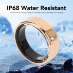 Bluetooth Health Tracker Ring, Stainless Steel Smart Ring with 7 Day Battery Life for Fitness and Sleep Tracking, Compatible with iOS and Android Devices (Size 10 (Inner Diameter - Image 3