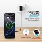 GIANAC 15W Fast Wireless Charger Qi Certified Foldable Charging Stand Compatible for iPhone 17/17 Air/17 Pro/17 Pro Max, 16/16 Plus/16 Pro/16 Pro Max, 15/14/13/12/11 Series- Black - Image 3