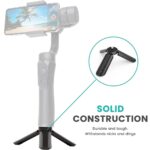Zibuyu Mini Tripod Desktop Stand Stabilizer Holder, 1/4" Screw, Compatible with GoPro, Small DSLR, Camera, Pocket Projector, Black - Image 4