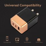 DURACELL 65 Watts Fast Wall Charger Adapter, 3 Port, 1 USB A, 2USB C,Fast Charging Compatible with iPhone, iPad, Samsung Galaxy, Note, Redmi, Mi, Oneplus, Oppo, Vivo Smartphones, DU068 - Image 6