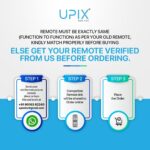 Upix Compatible Mitsubishi AC Remote No. 122 | No Backlight | Exactly Same Remote Will Only Work - Image 3